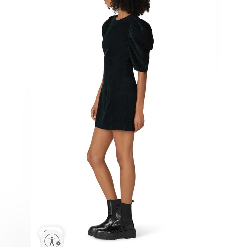 BLANKNYC puff sleeve mini Far Out corduroy Dress